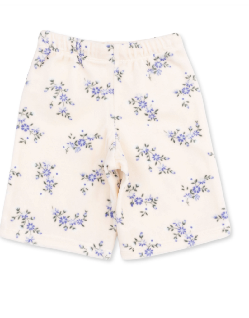 Angel Dear Sweet Hanna Floral Velour Sweatshirt/Wide Leg Pant