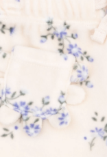 Angel Dear Sweet Hanna Floral Velour Sweatshirt/Wide Leg Pant