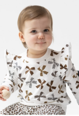 Angel Dear Leopard French Terry Ruffle Sweatshirt