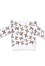 Angel Dear Leopard French Terry Ruffle Sweatshirt