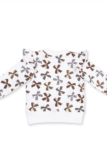 Angel Dear Leopard French Terry Ruffle Sweatshirt