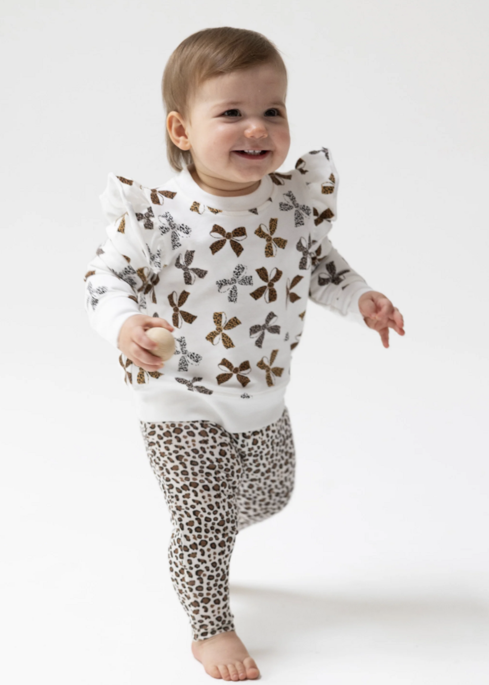 Angel Dear Leopard Rib Legging