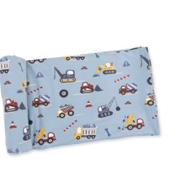 Angel Dear Crayon Construction Swaddle Blanket
