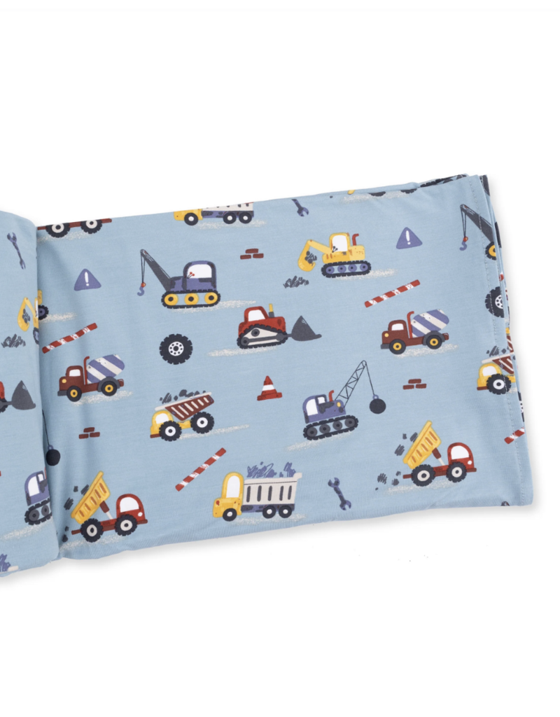 Angel Dear Crayon Construction Swaddle Blanket