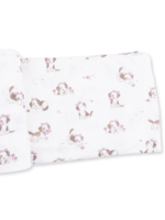 Angel Dear Explorer Puppy Pink Swaddle Blanket