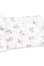 Angel Dear Explorer Puppy Pink Swaddle Blanket
