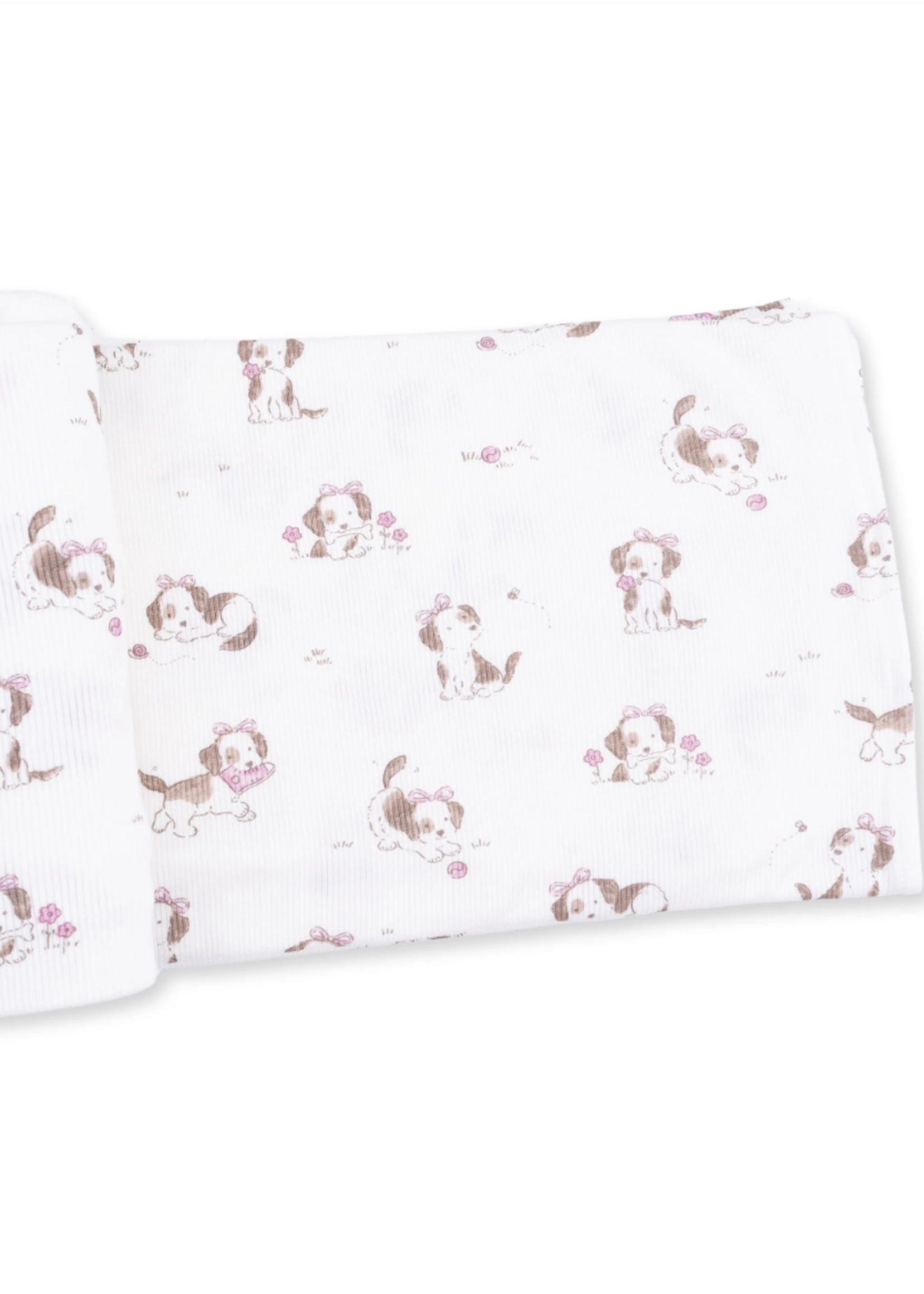 Angel Dear Explorer Puppy Pink Swaddle Blanket