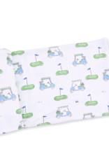 Angel Dear Golf Carts Blue Swaddle Blanket