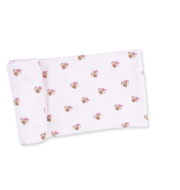 Angel Dear Mini Football Hearts Swaddle Blanket