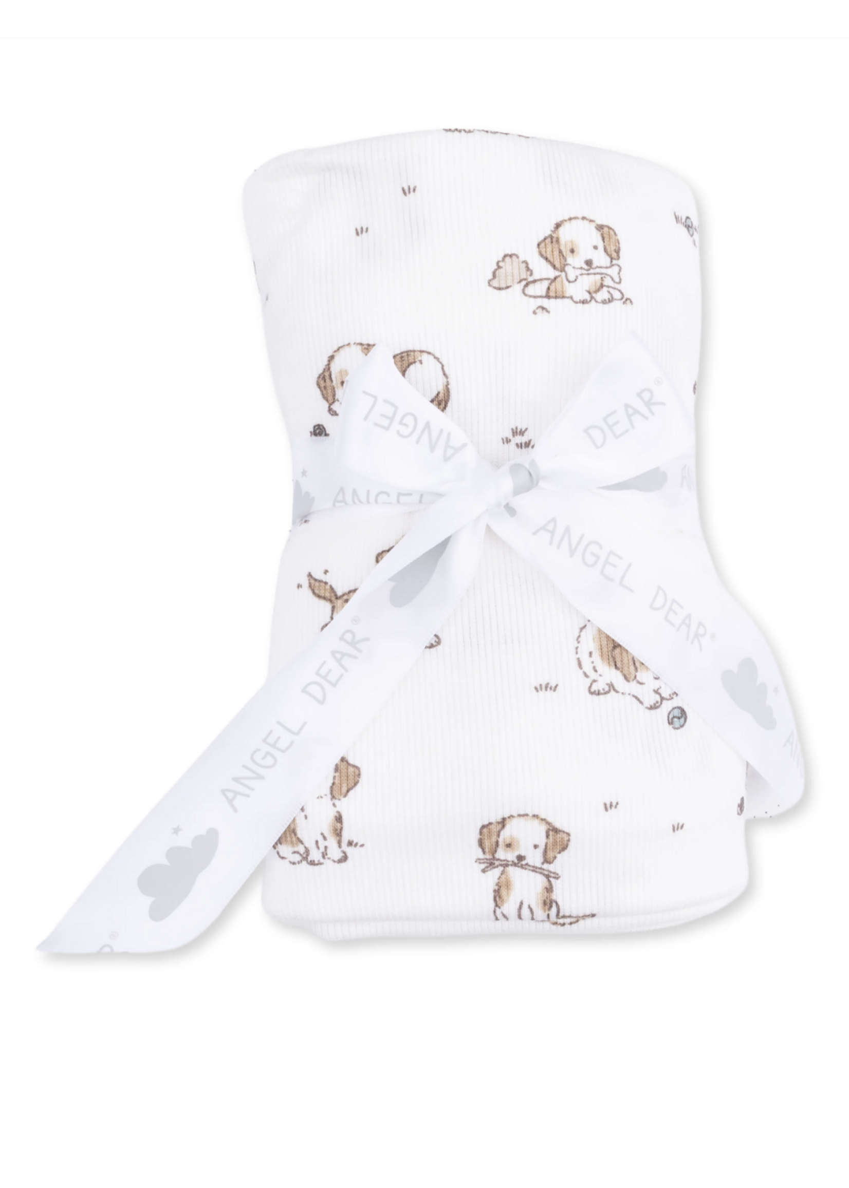Angel Dear Puppy Snuggle Club Swaddle Blanket