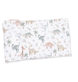 Angel Dear Sweet Baby Dinos Swaddle Blanket