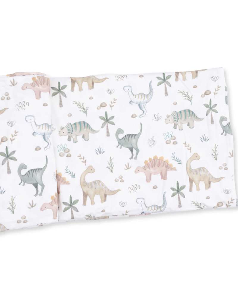 Angel Dear Sweet Baby Dinos Swaddle Blanket