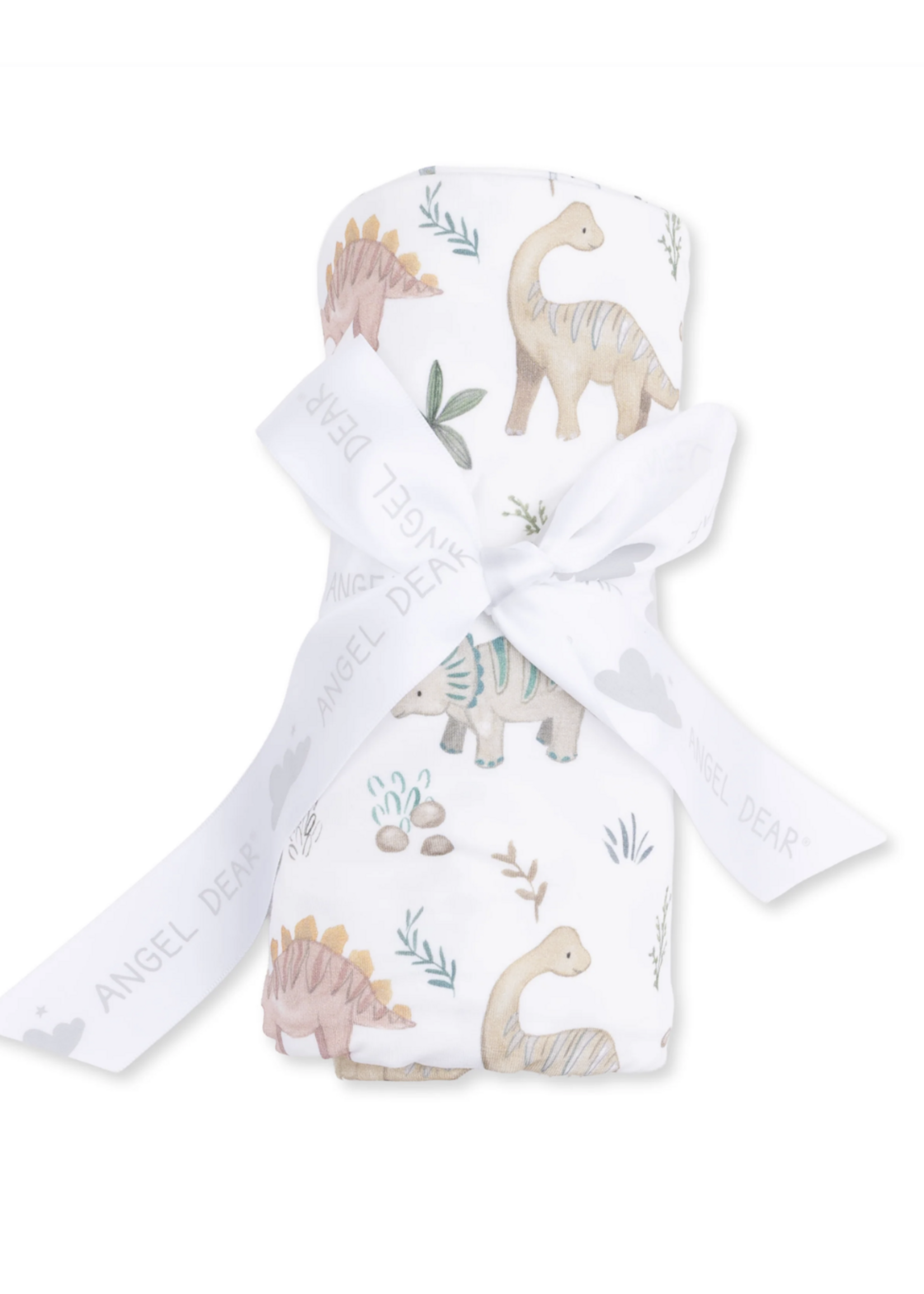 Angel Dear Sweet Baby Dinos Swaddle Blanket