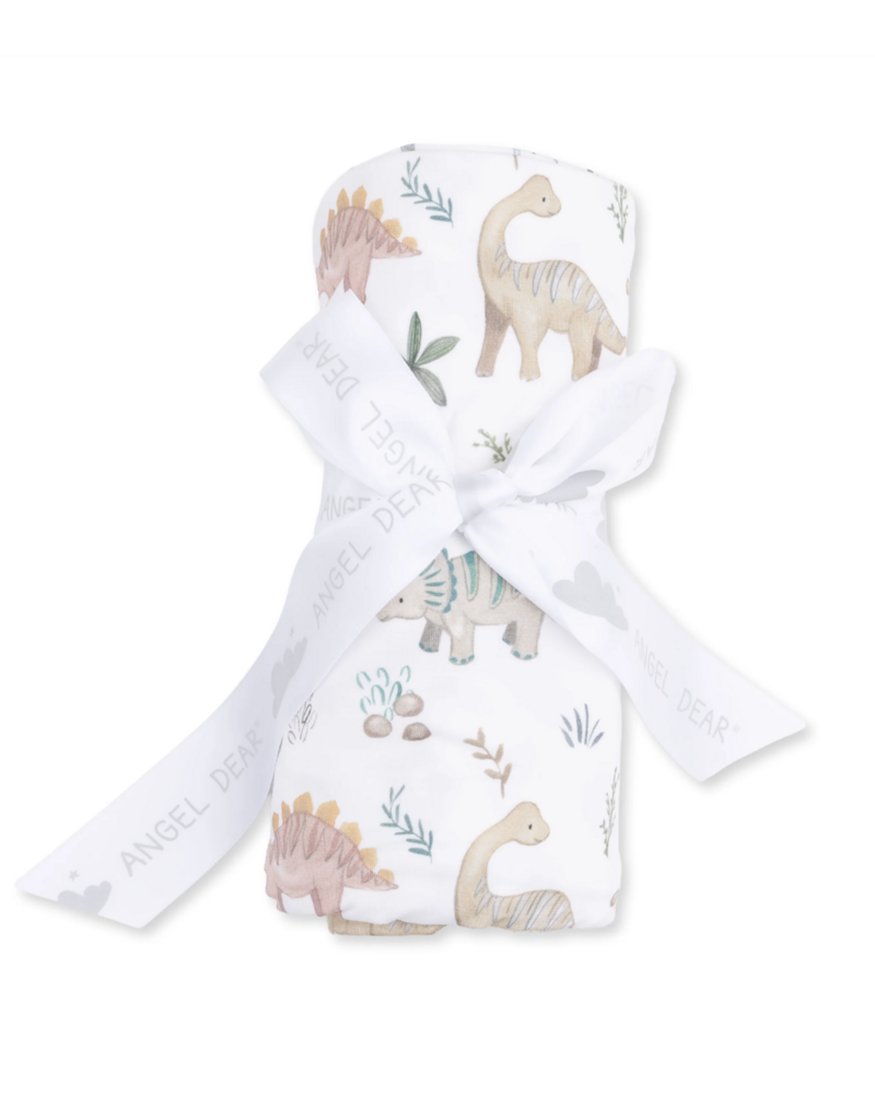 Angel Dear Sweet Baby Dinos Swaddle Blanket
