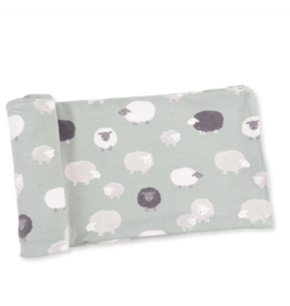 Angel Dear Black Sheep Swaddle Blanket