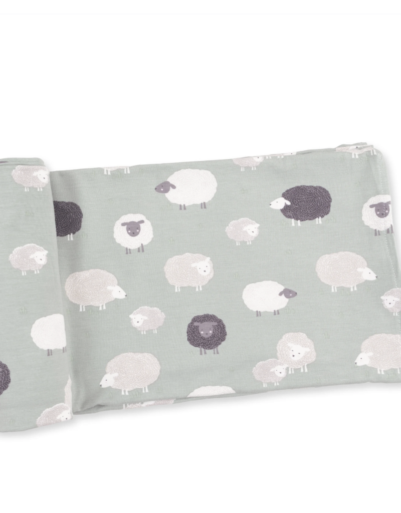 Angel Dear Black Sheep Swaddle Blanket