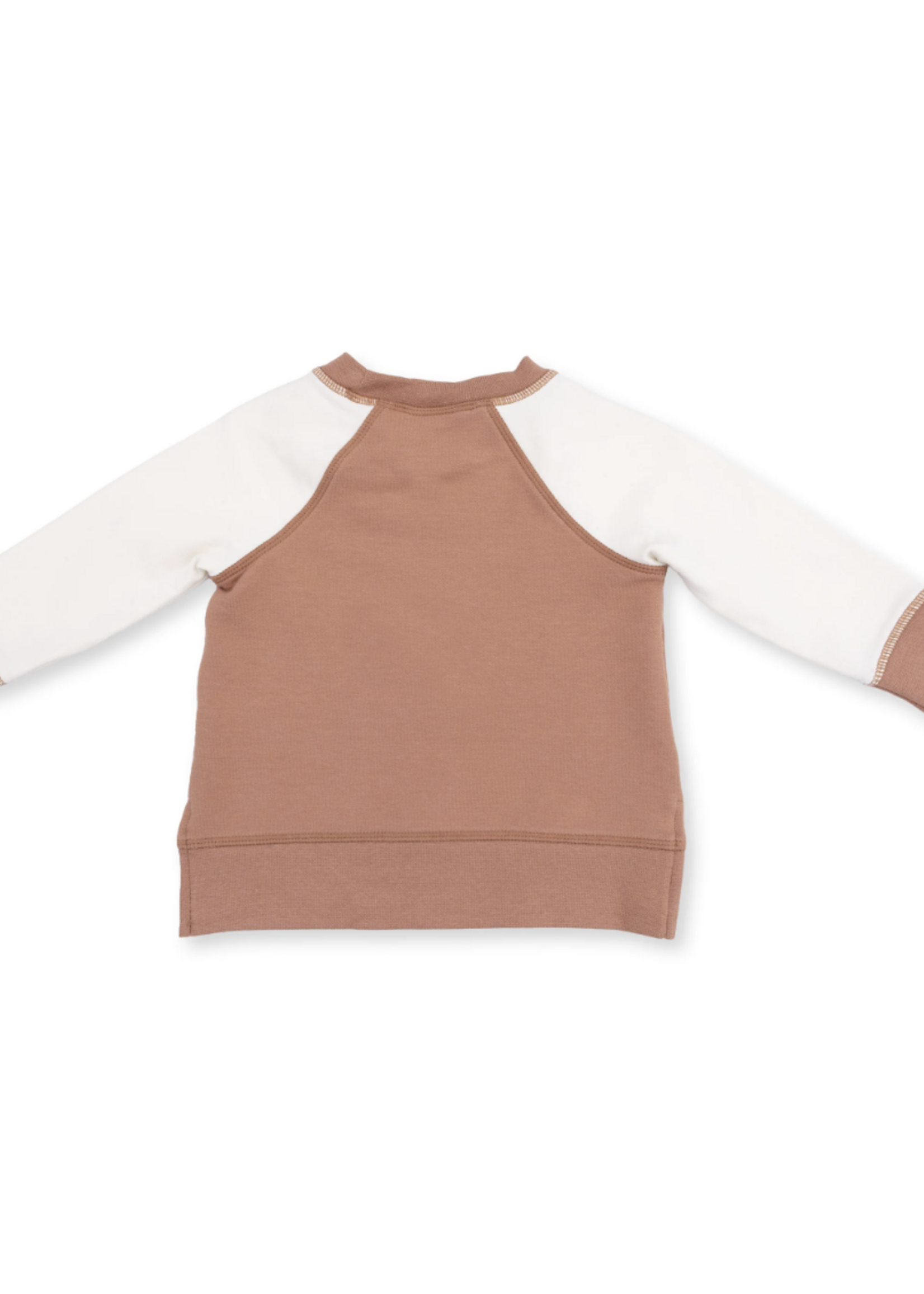 Angel Dear Football Laces Raglan Sweatshirt and Jogger Set