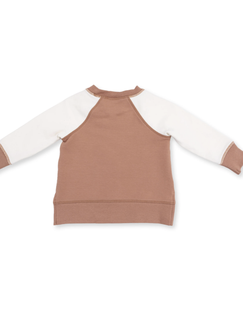 Angel Dear Football Laces Raglan Sweatshirt and Jogger Set