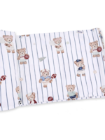 Angel Dear Mixed Sports Bears Swaddle Blanket