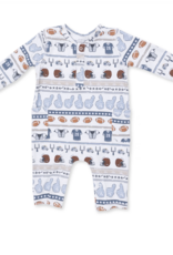 Angel Dear Football Stripe Uni Romper