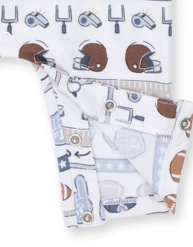 Angel Dear Football Stripe Uni Romper