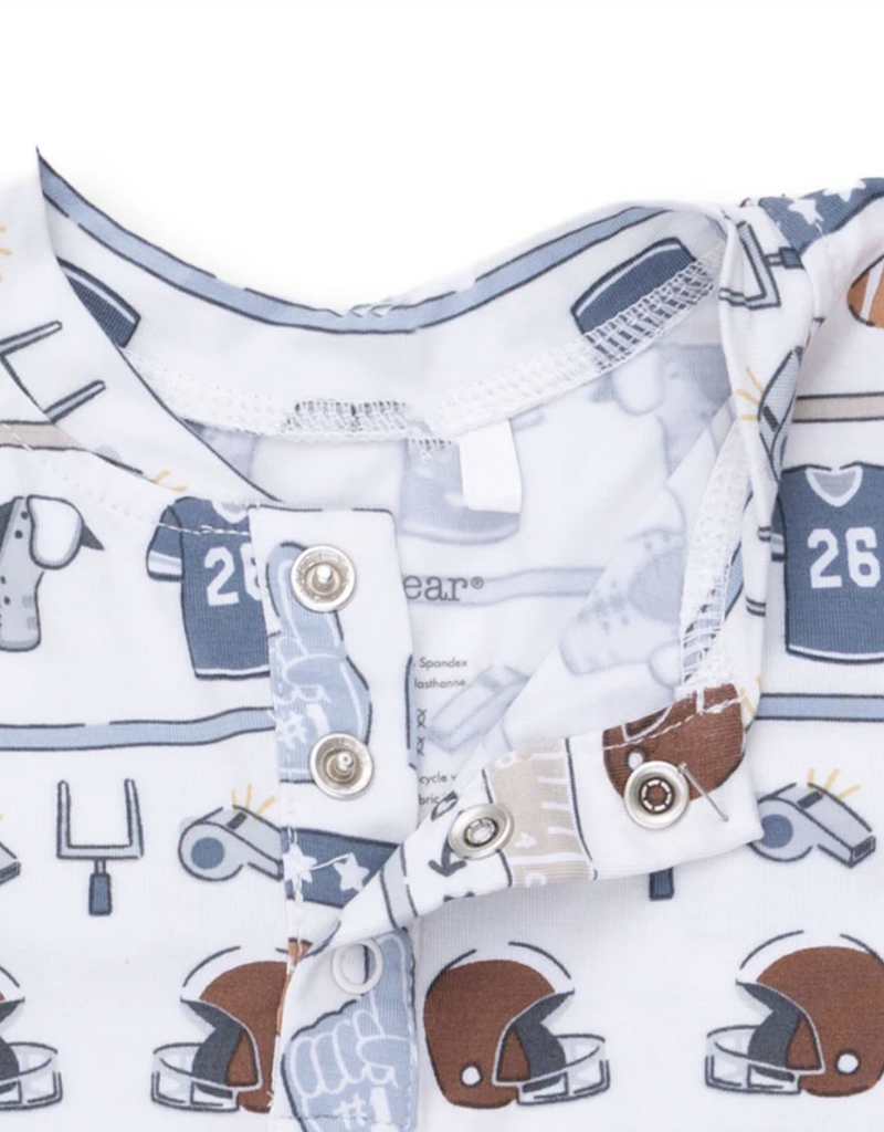 Angel Dear Football Stripe Uni Romper