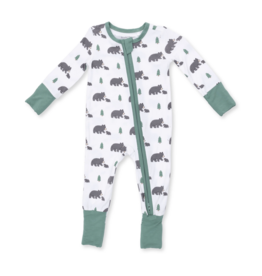 Angel Dear Black Bears Convertible Romper