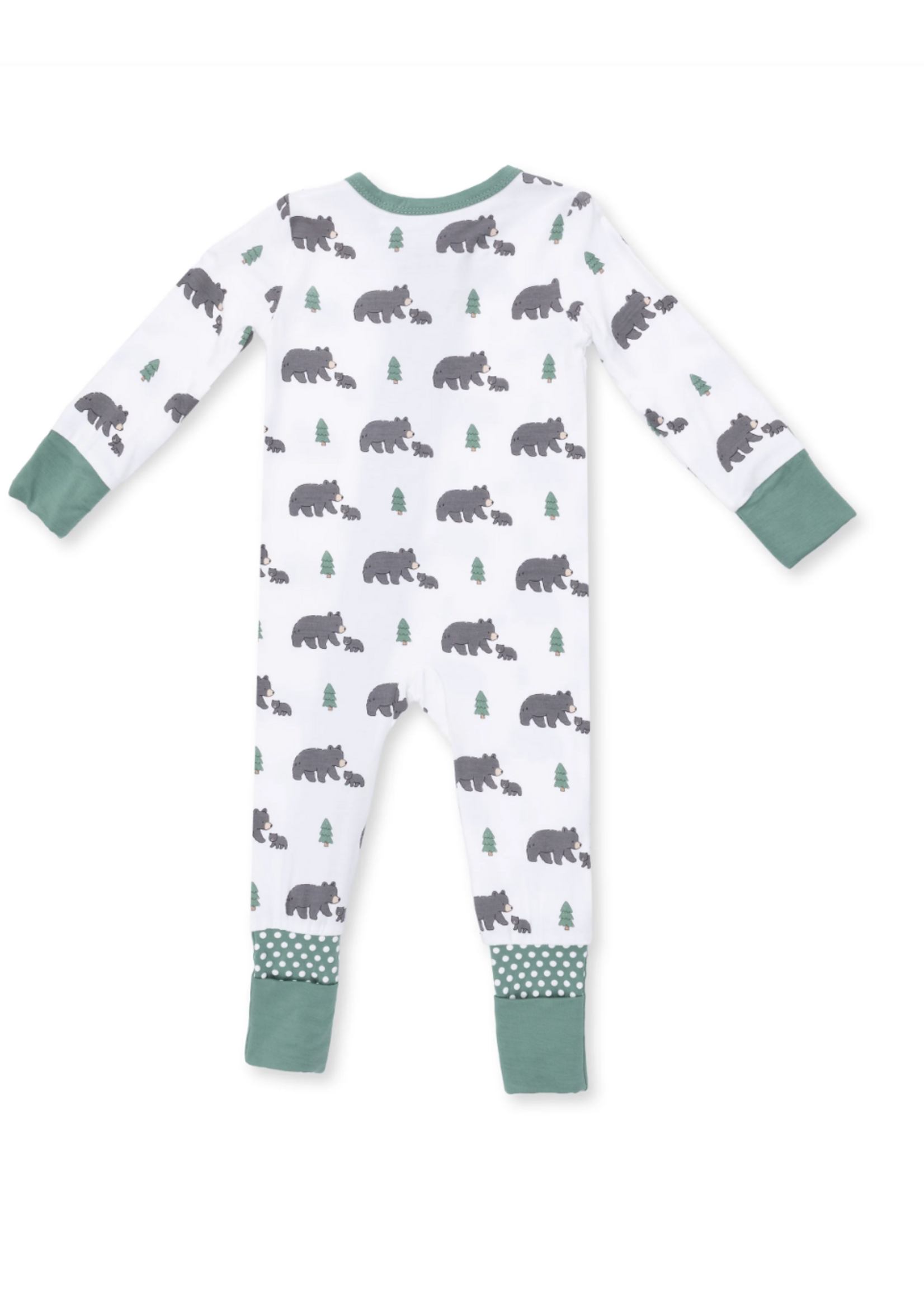 Angel Dear Black Bears Convertible Romper