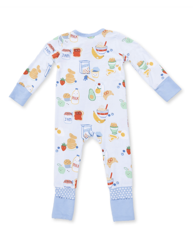 Angel Dear Breakfast Club Blue Convertible Romper