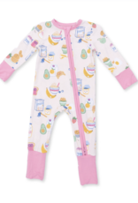 Angel Dear Breakfast Club Pink Convertible Romper