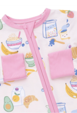 Angel Dear Breakfast Club Pink Convertible Romper