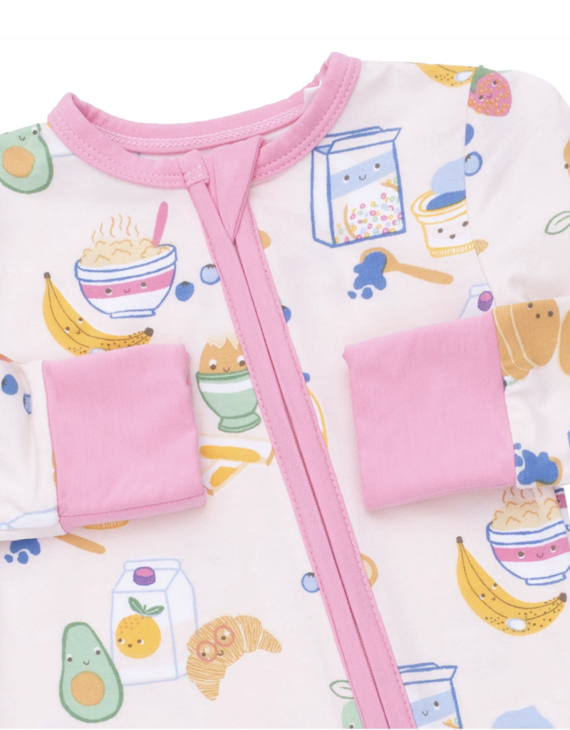 Angel Dear Breakfast Club Pink Convertible Romper