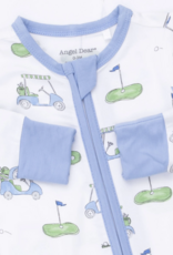 Angel Dear Golf Carts Blue Convertible Romper