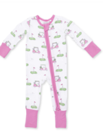 Angel Dear Golf Carts Pink Convertible Romper