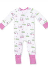 Angel Dear Golf Carts Pink Convertible Romper