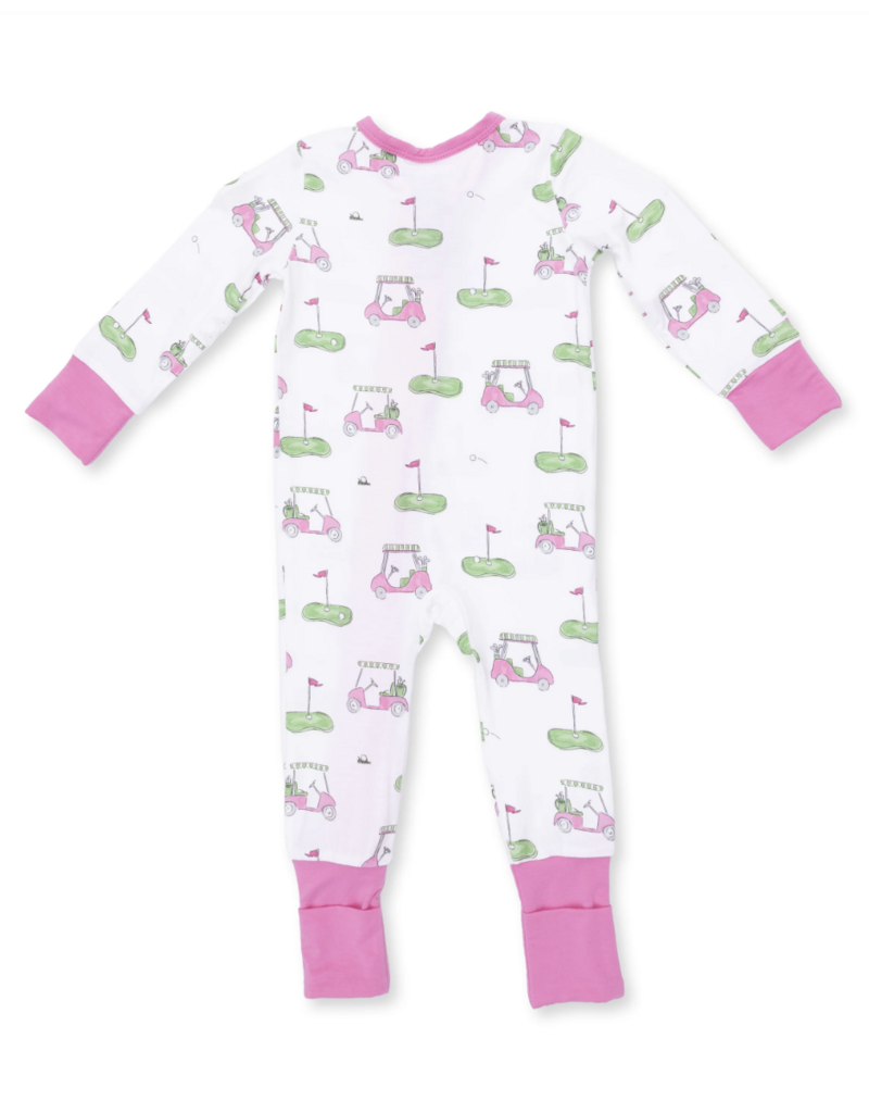 Angel Dear Golf Carts Pink Convertible Romper