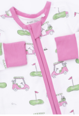 Angel Dear Golf Carts Pink Convertible Romper