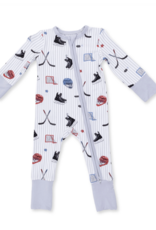 Angel Dear Hockey Stripe Convertible Romper