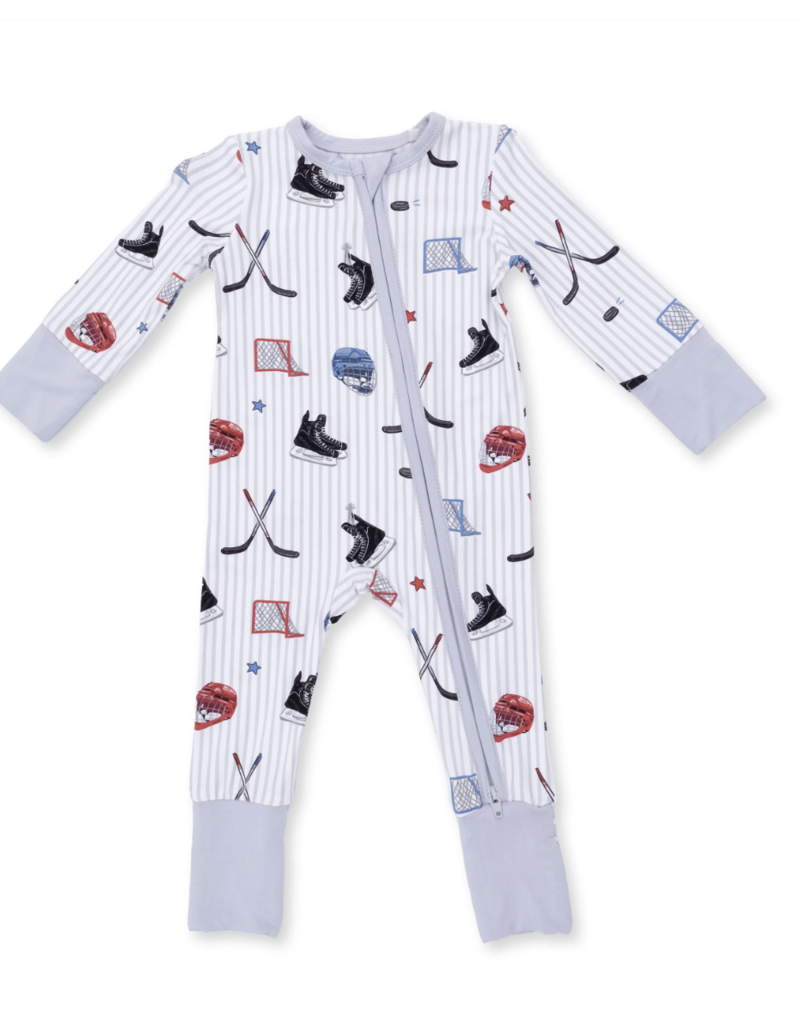 Angel Dear Hockey Stripe Convertible Romper