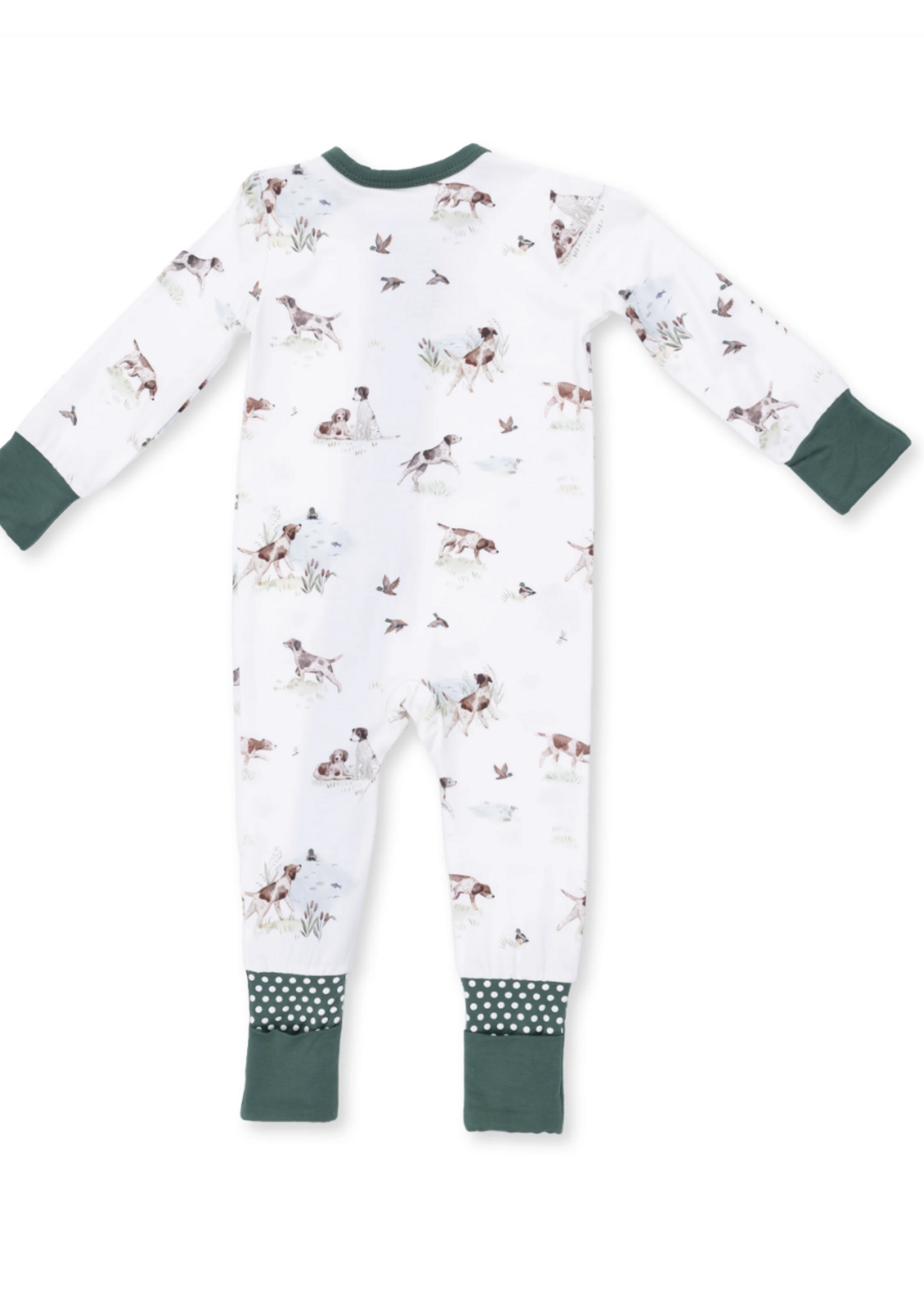 Angel Dear Pointer Pups and Duck Buddies Convertible Romper