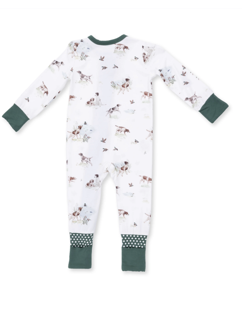 Angel Dear Pointer Pups and Duck Buddies Convertible Romper