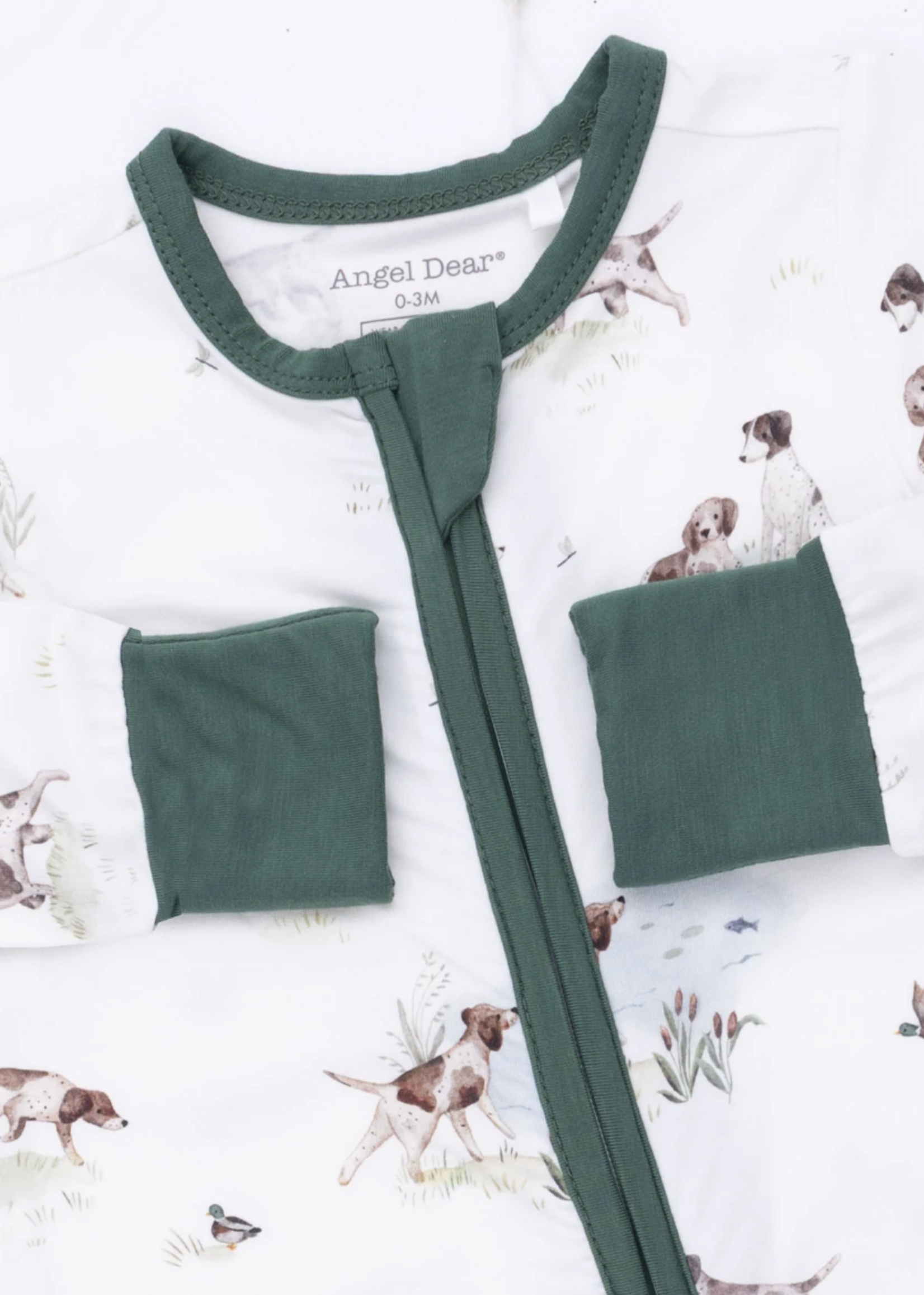 Angel Dear Pointer Pups and Duck Buddies Convertible Romper