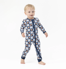 Angel Dear Football Patchwork Convertible Romper