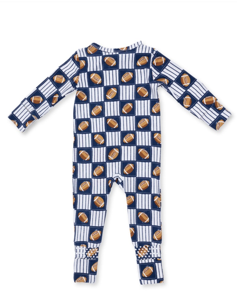 Angel Dear Football Patchwork Convertible Romper