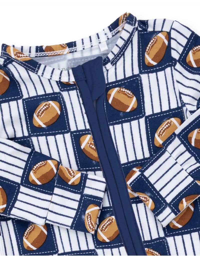 Angel Dear Football Patchwork Convertible Romper