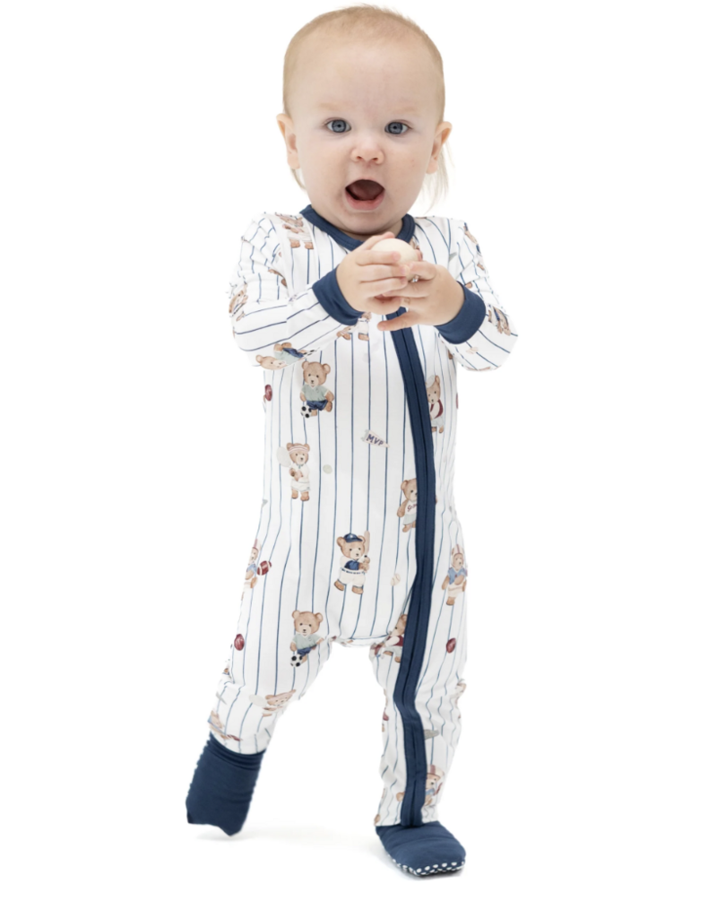 Angel Dear Mixed Sports Bears Convertible Romper