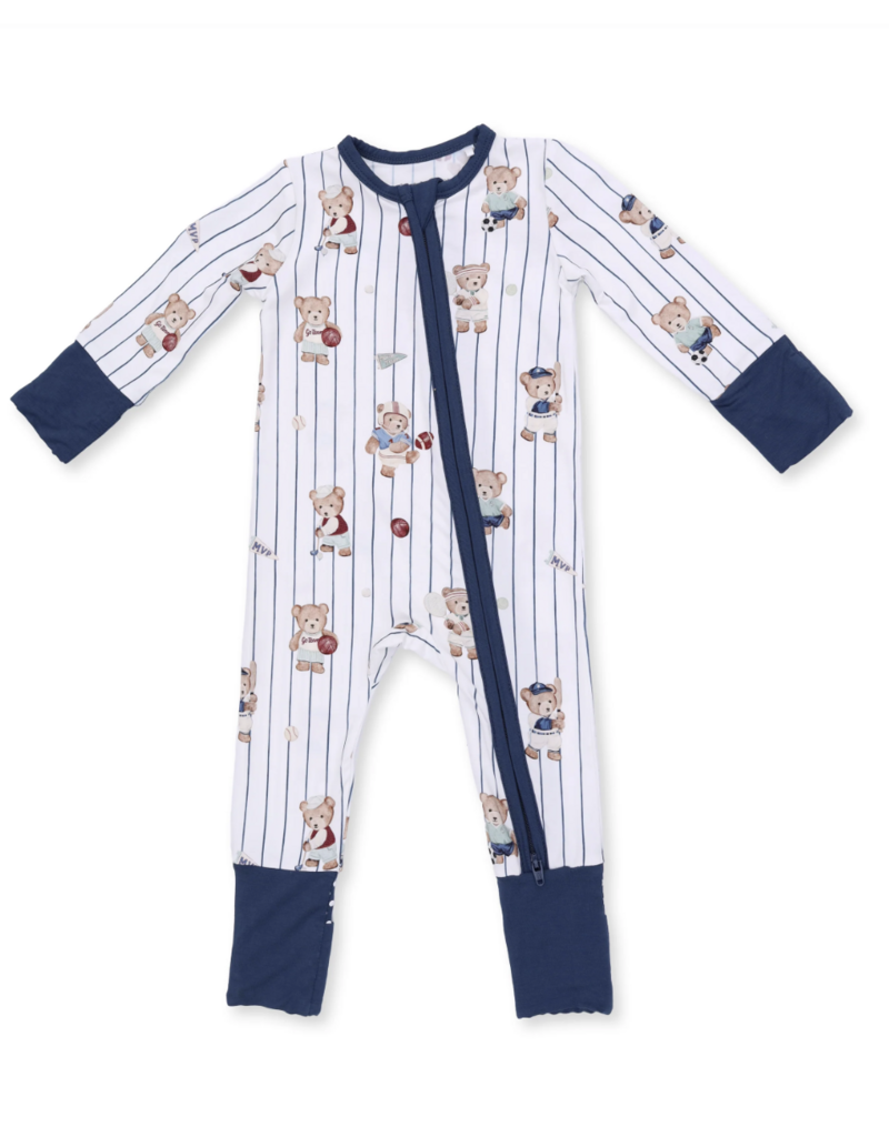 Angel Dear Mixed Sports Bears Convertible Romper