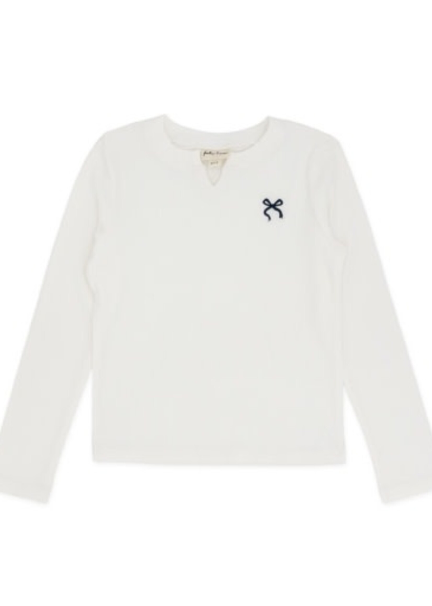 Feather 4 Arrow HANNAH RIB TOP IVORY