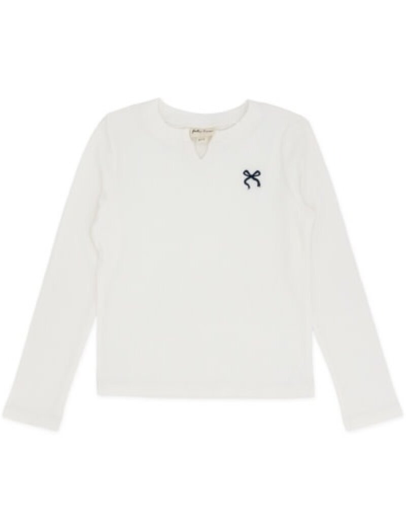 Feather 4 Arrow HANNAH RIB TOP IVORY