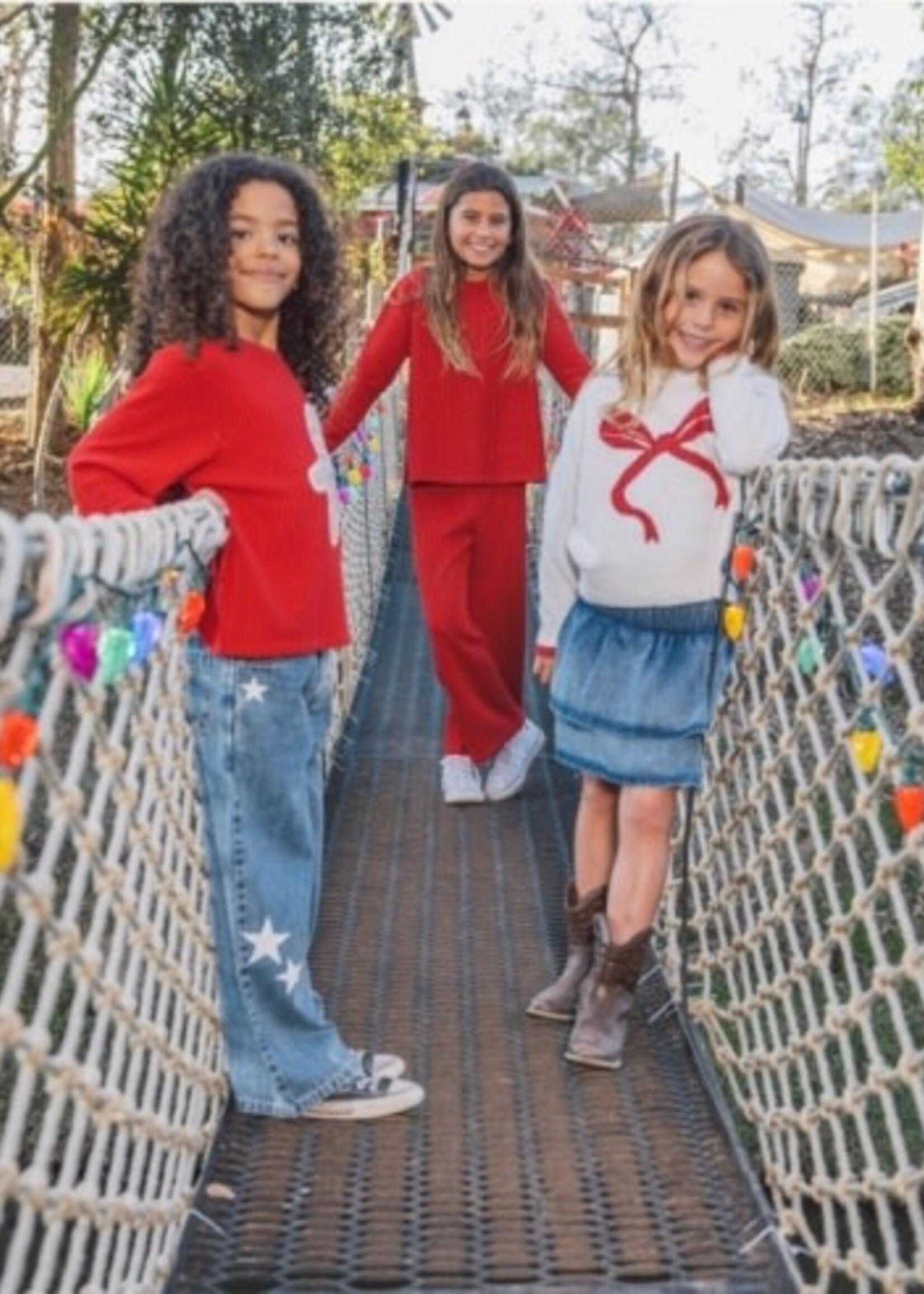 Feather 4 Arrow WOODLAND SWEATER KNIT SET RED VELVET